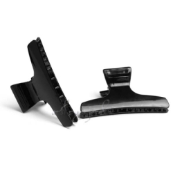 Klamra duża czarna 8 cm 12 szt